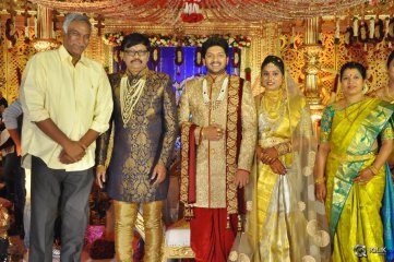 Music Director Koti Son Rajeev Wedding Reception Photos